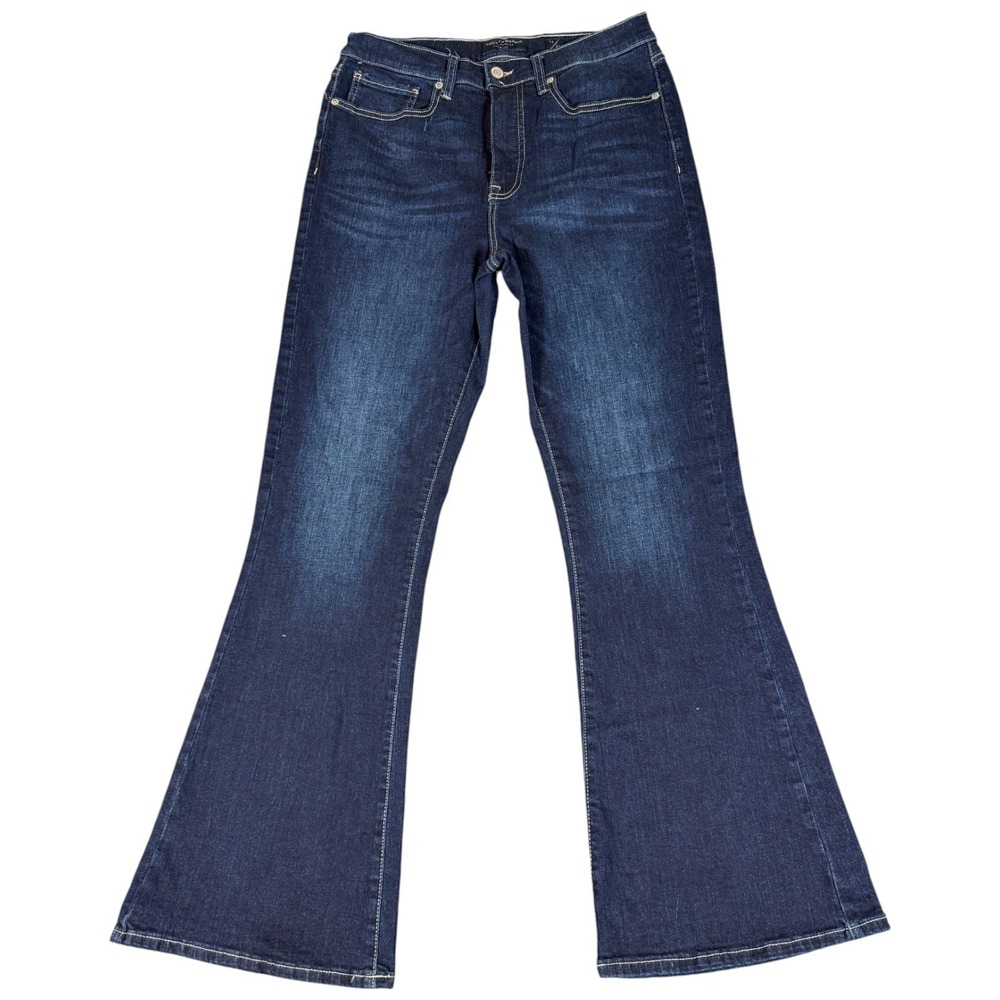 Lucky‎ Brand Stevie Flare Jeans Womens 10x30 (30x32) Blue Denim Cotton High Rise